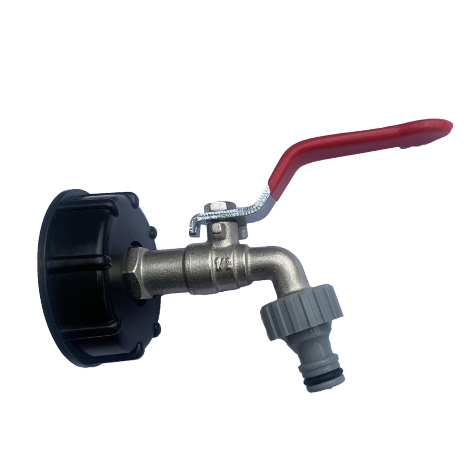 IBC Tank Adapter S60X6 To Brass Tap 1/2" Replacement Valve Fitting Parts