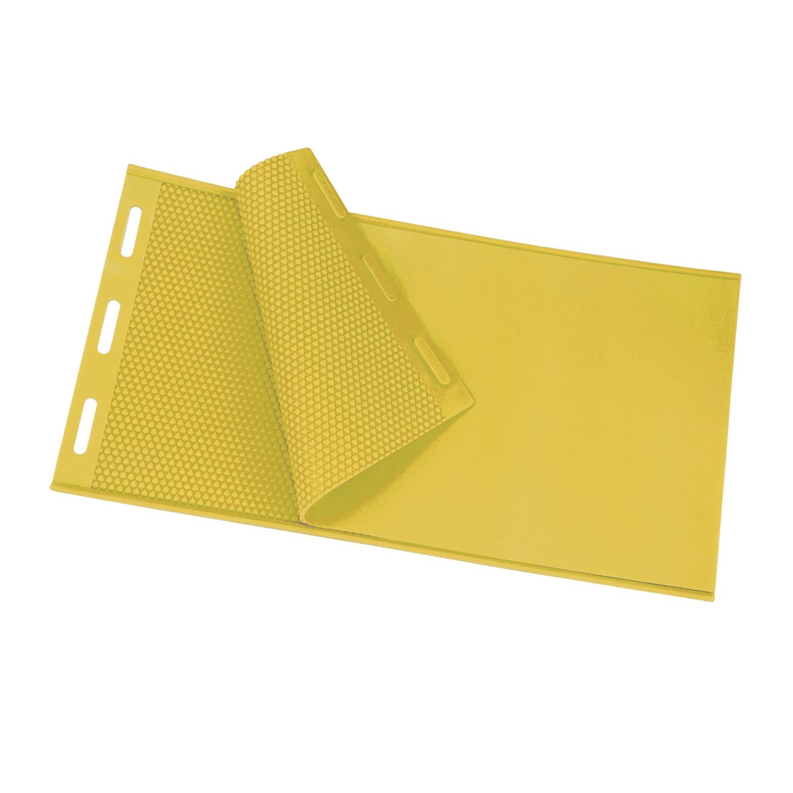 2 PCS Silicone Beekeeping Beeswax Wax Foundation Sheet for Beehive Yellow