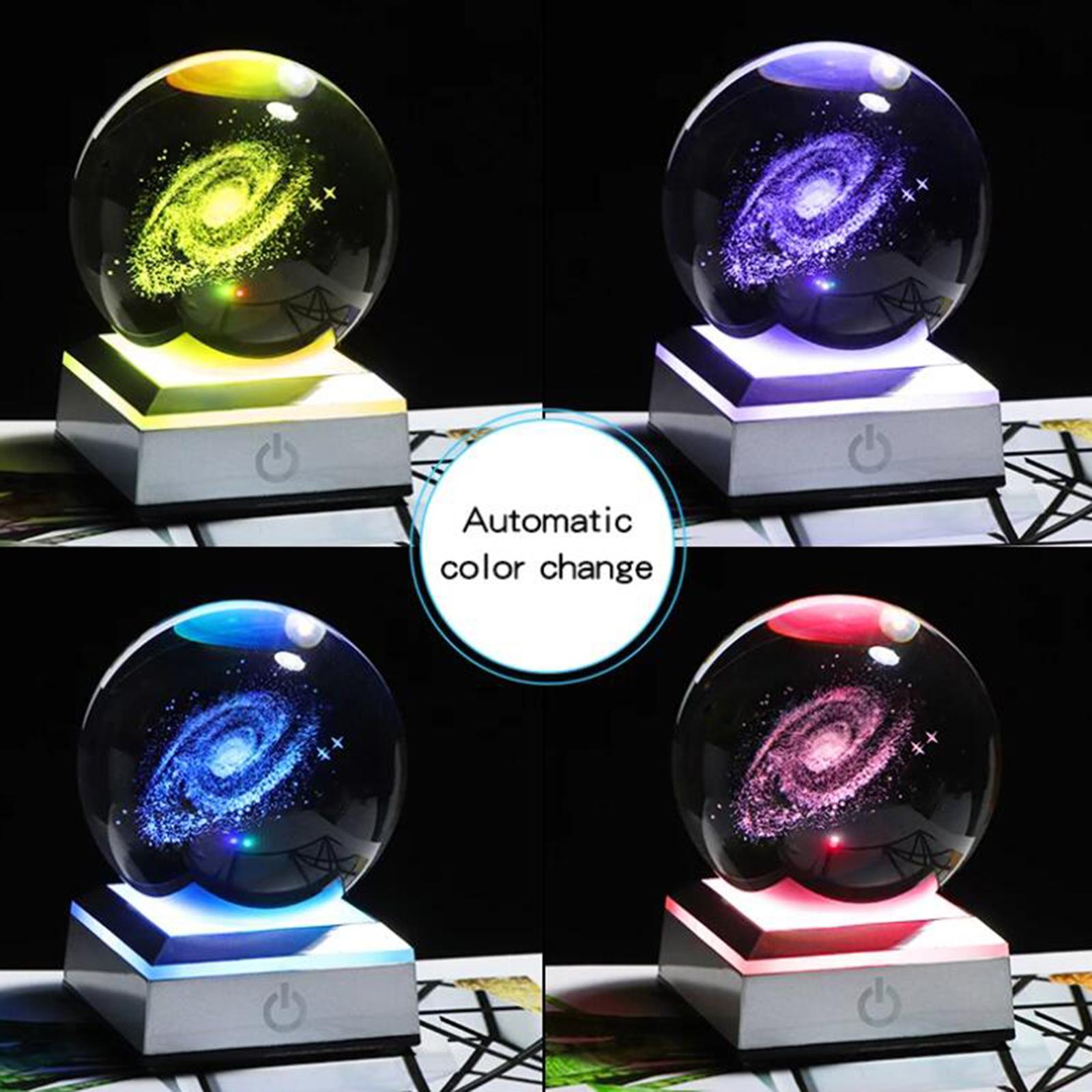 Light Change Base LED Light Base Show Stand Display Plate Home Decor Silver