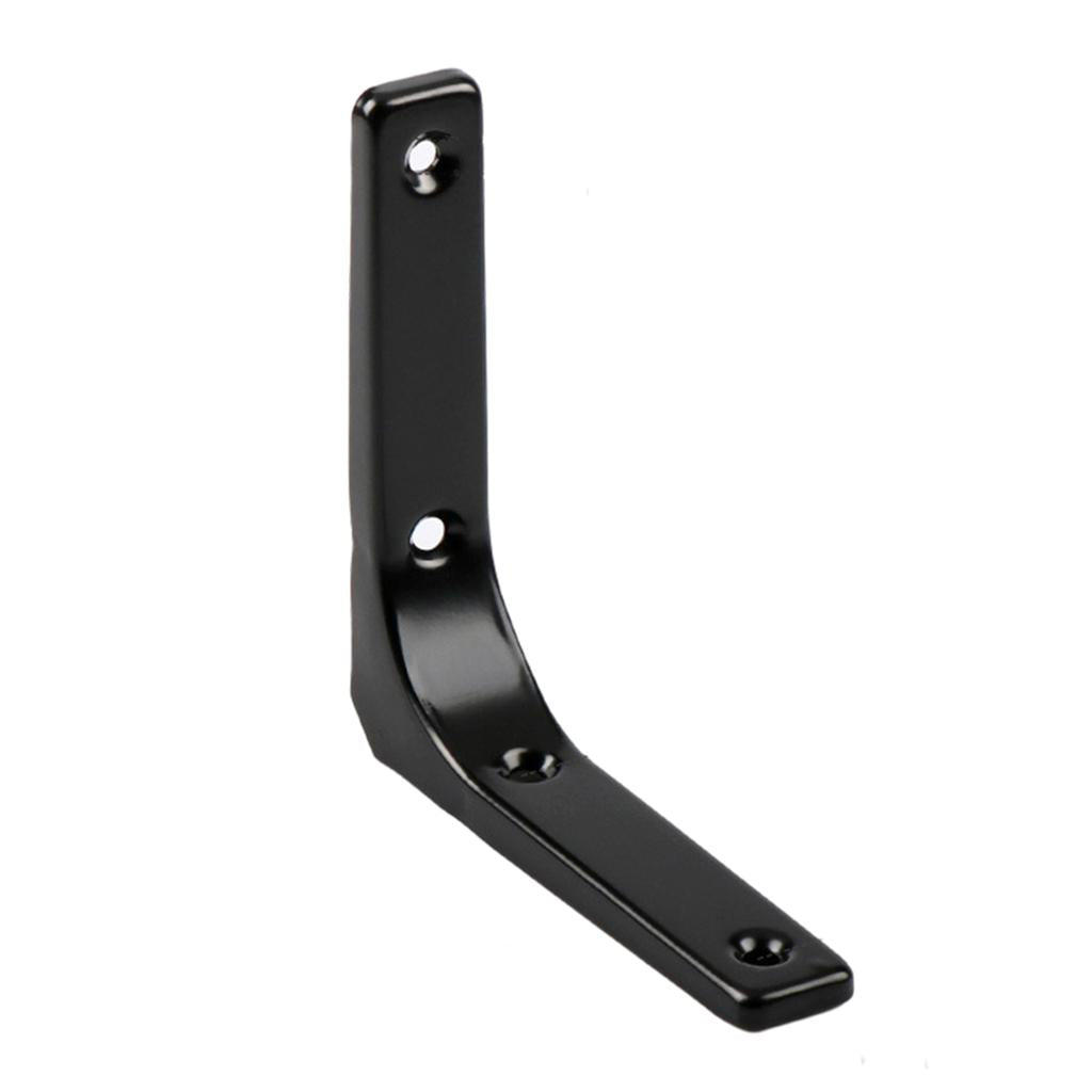 Heavy Duty Shelf Bracket Wall Hanging Shelve L Shaped Brackets Black 4Inch