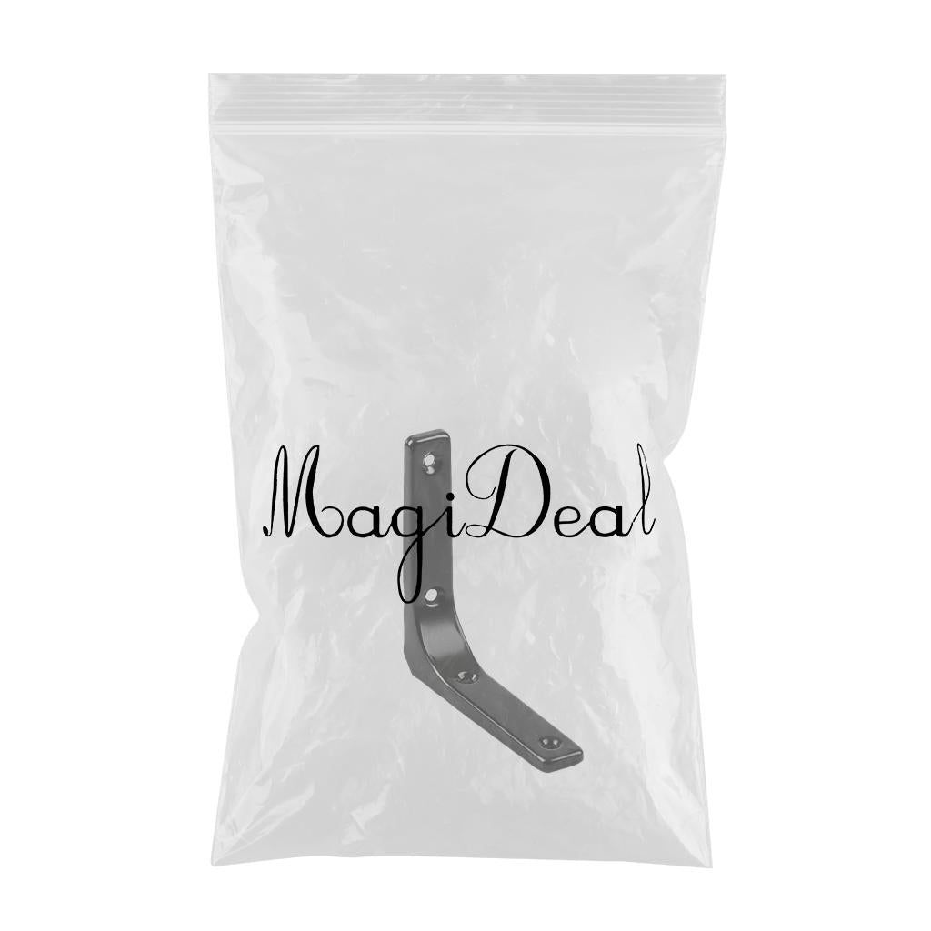 Heavy Duty Shelf Bracket Wall Hanging Shelve L Shaped Brackets Black 5Inch