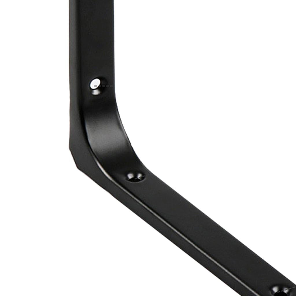 Heavy Duty Shelf Bracket Wall Hanging Shelve L Shaped Brackets Black 6Inch