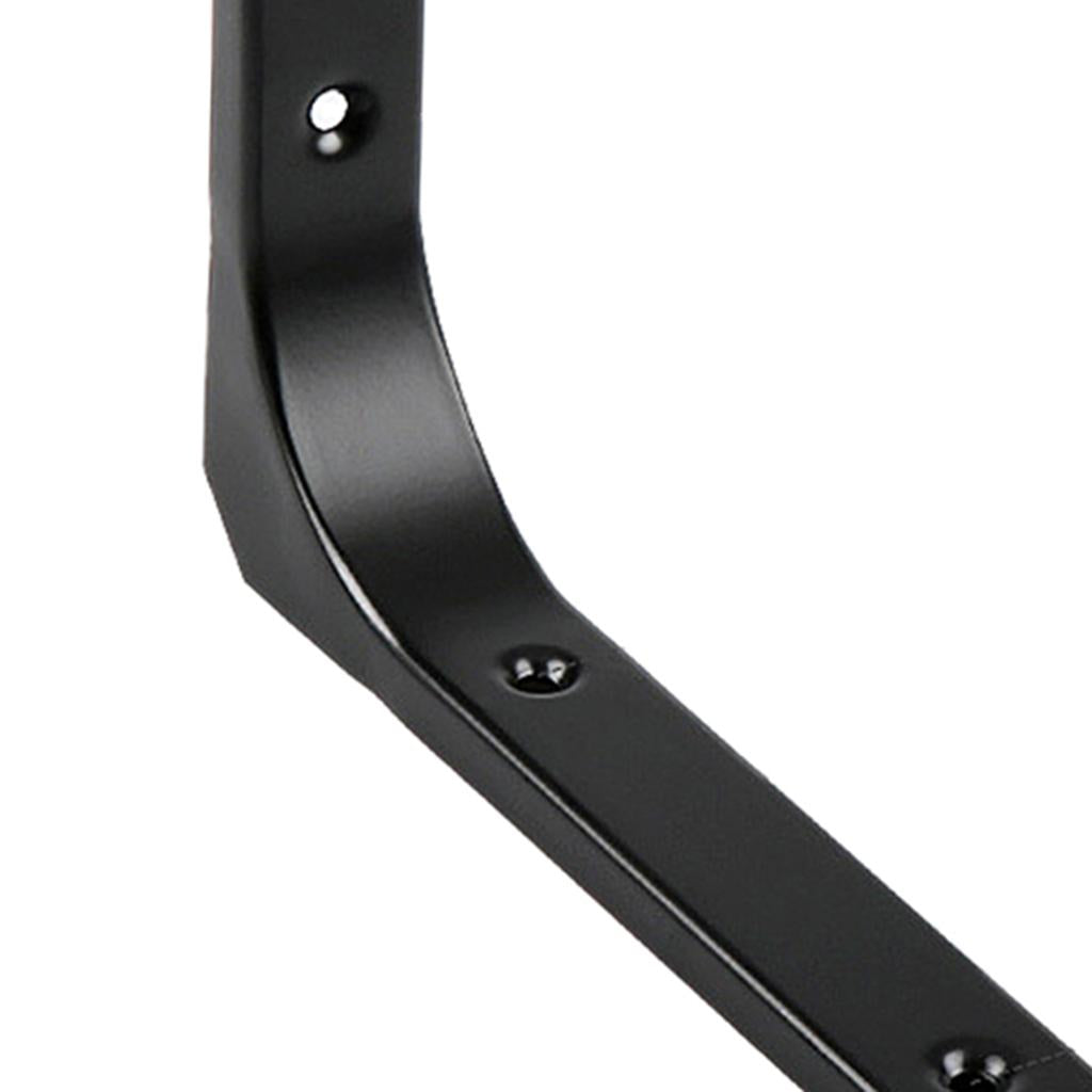 Heavy Duty Shelf Bracket Wall Hanging Shelve L Shaped Brackets Black 8Inch