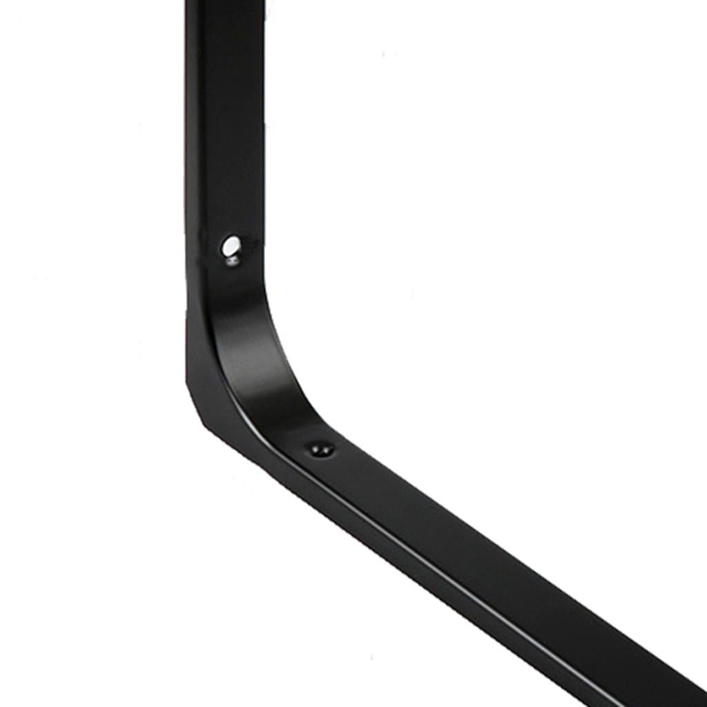 Heavy Duty Shelf Bracket Wall Hanging Shelve L Shaped Brackets Black 12Inch