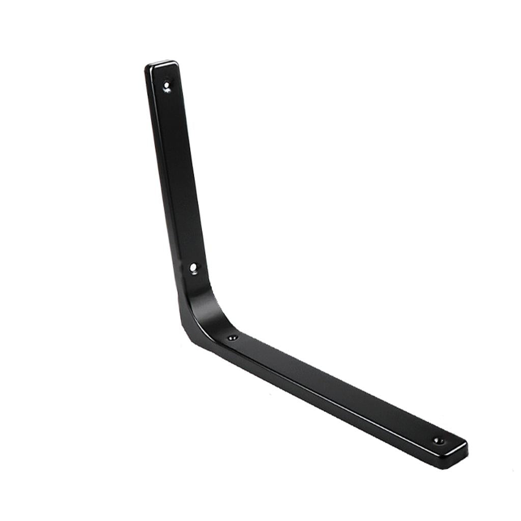 Heavy Duty Shelf Bracket Wall Hanging Shelve L Shaped Brackets Black 16Inch