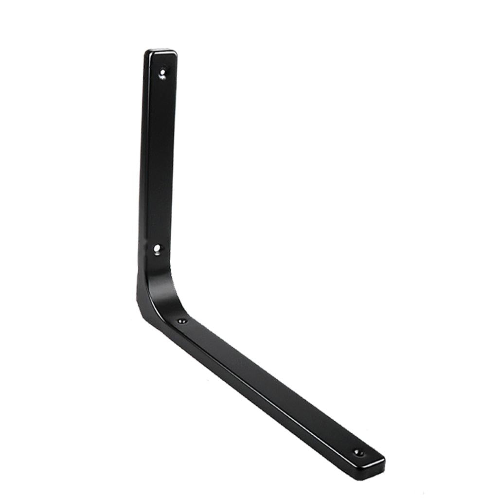 Heavy Duty Shelf Bracket Wall Hanging Shelve L Shaped Brackets Black 16Inch