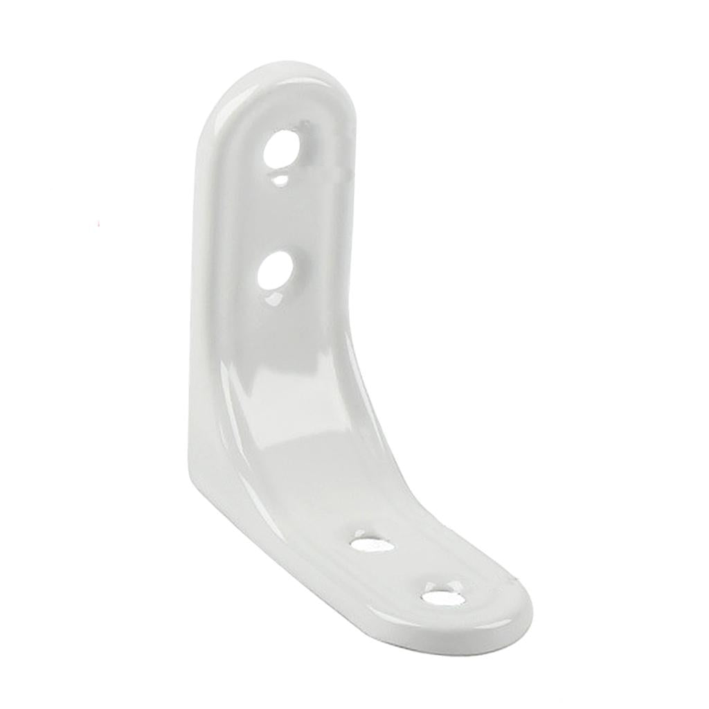 Heavy Duty Shelf Bracket Wall Hanging Shelve L Shaped Brackets White 2Inch