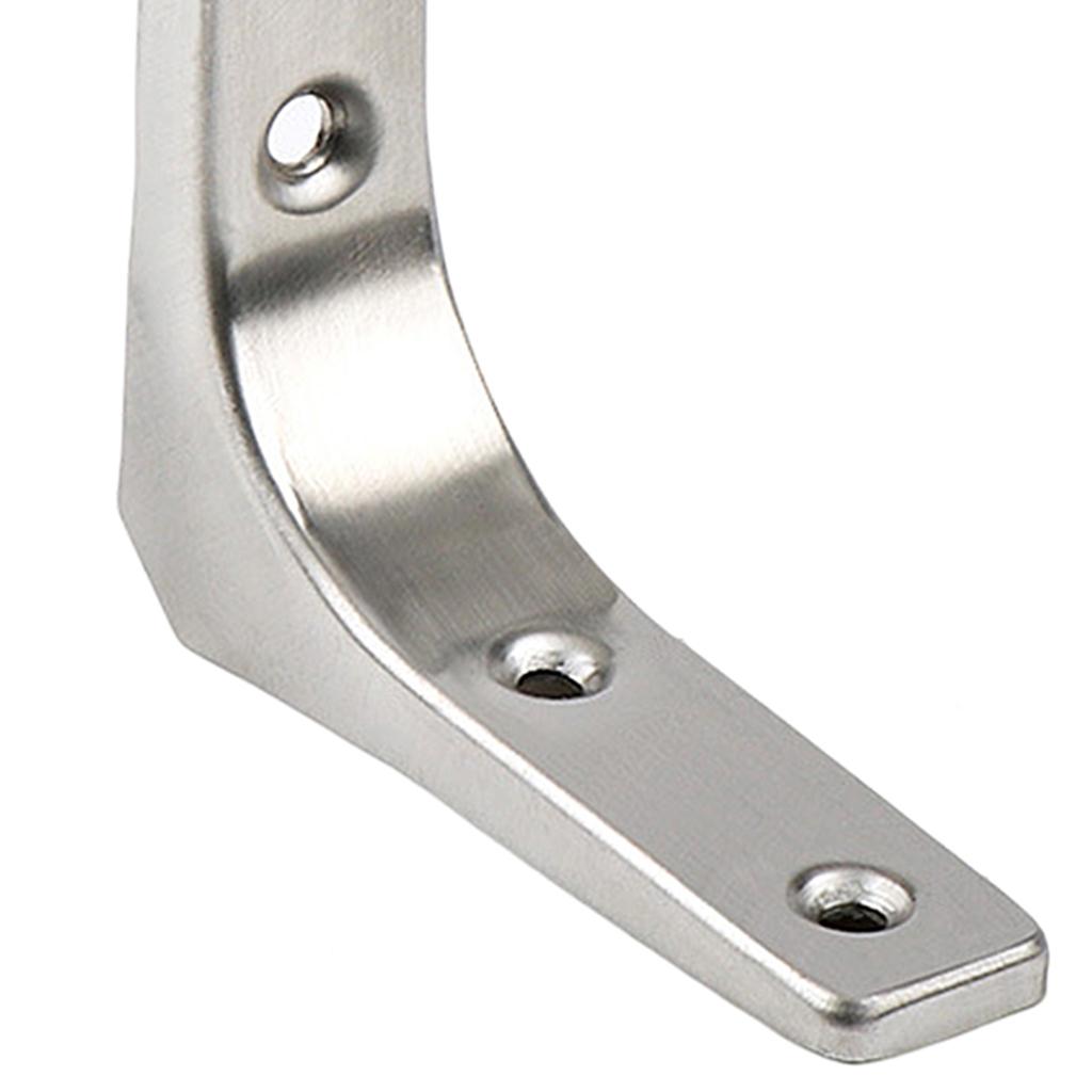 Heavy Duty Shelf Bracket Wall Hanging Shelve L Shaped Brackets Silver 3Inch