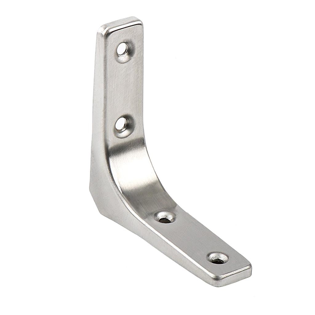 Heavy Duty Shelf Bracket Wall Hanging Shelve L Shaped Brackets Silver 3Inch