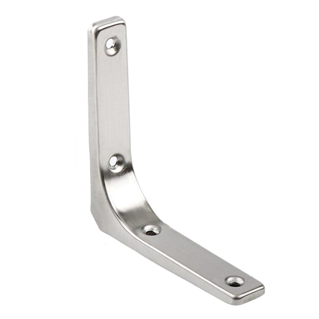 Heavy Duty Shelf Bracket Wall Hanging Shelve L Shaped Brackets Silver 4Inch