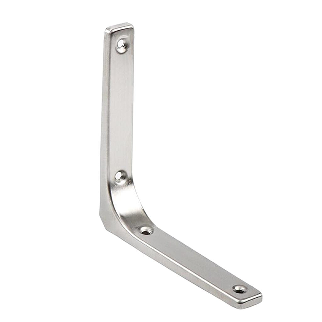 Heavy Duty Shelf Bracket Wall Hanging Shelve L Shaped Brackets Silver 5Inch
