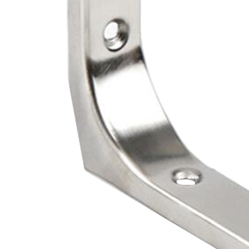 Heavy Duty Shelf Bracket Wall Hanging Shelve L Shaped Brackets Silver 6Inch