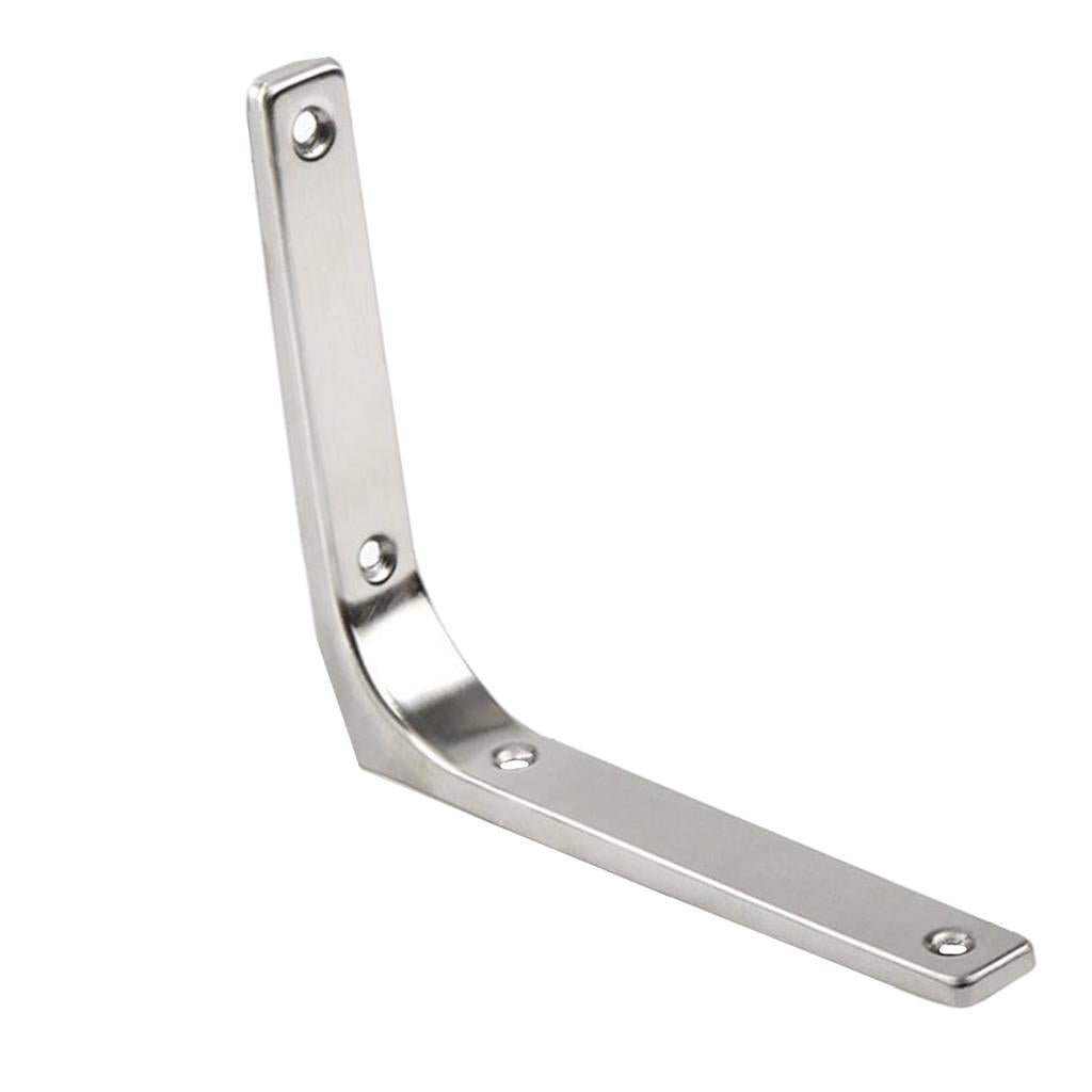 Heavy Duty Shelf Bracket Wall Hanging Shelve L Shaped Brackets Silver 6Inch