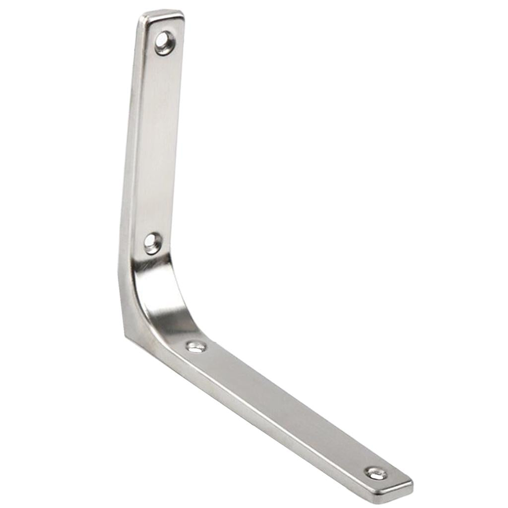 Heavy Duty Shelf Bracket Wall Hanging Shelve L Shaped Brackets Silver 6Inch