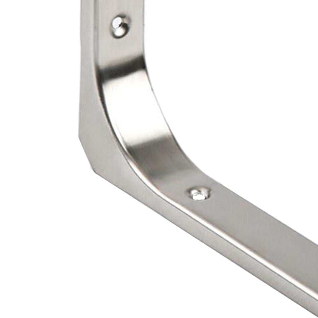 Heavy Duty Shelf Bracket Wall Hanging Shelve L Shaped Brackets Silver 8Inch