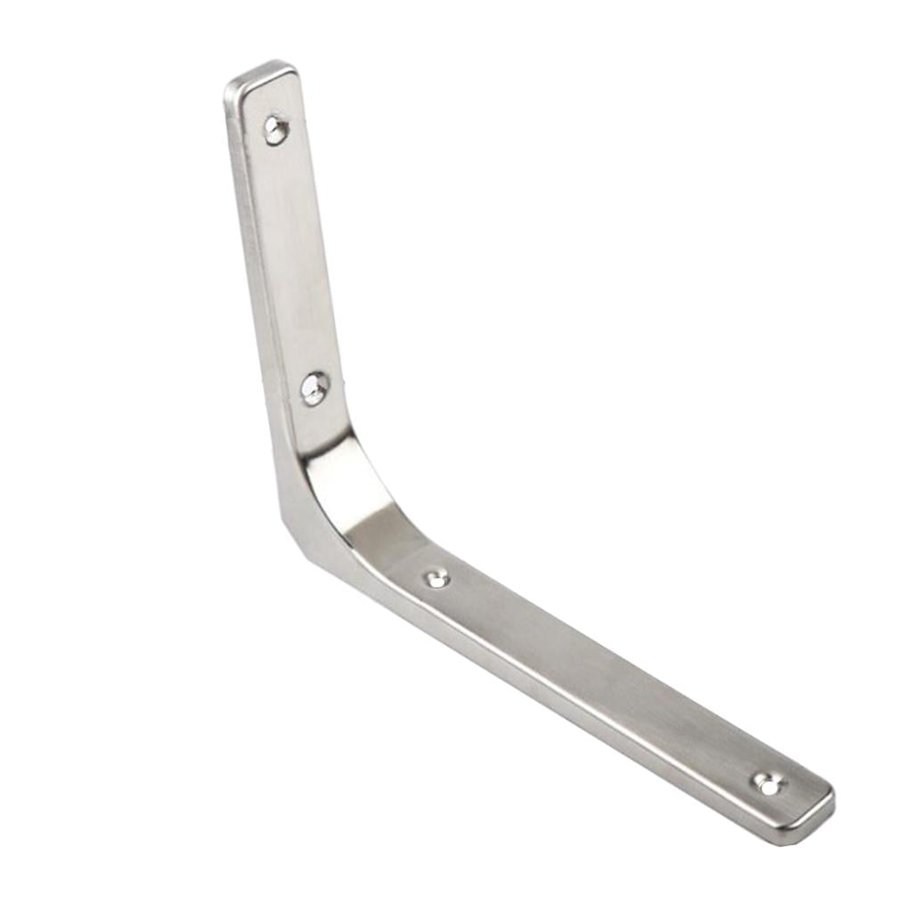 Heavy Duty Shelf Bracket Wall Hanging Shelve L Shaped Brackets Silver 10Inch