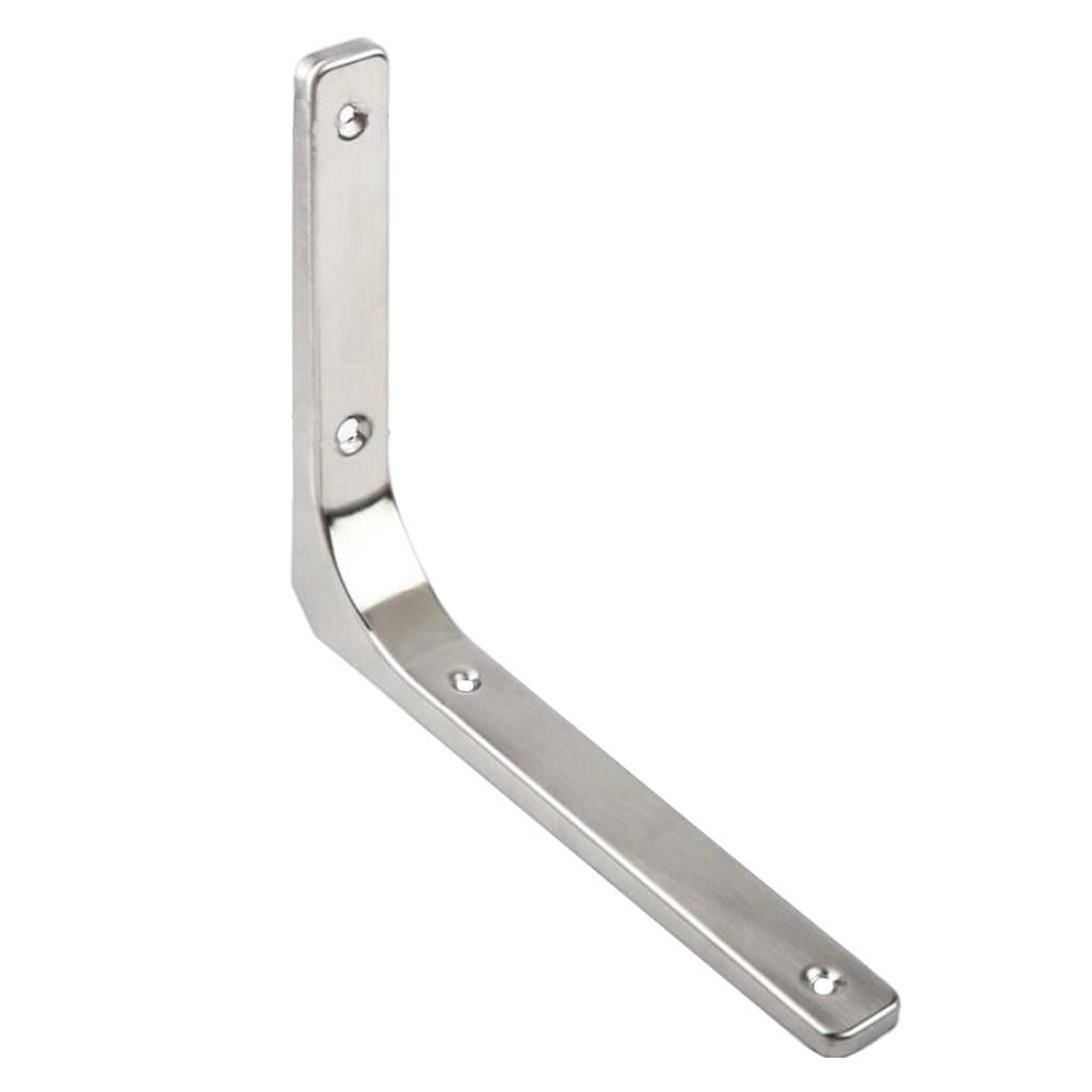 Heavy Duty Shelf Bracket Wall Hanging Shelve L Shaped Brackets Silver 10Inch