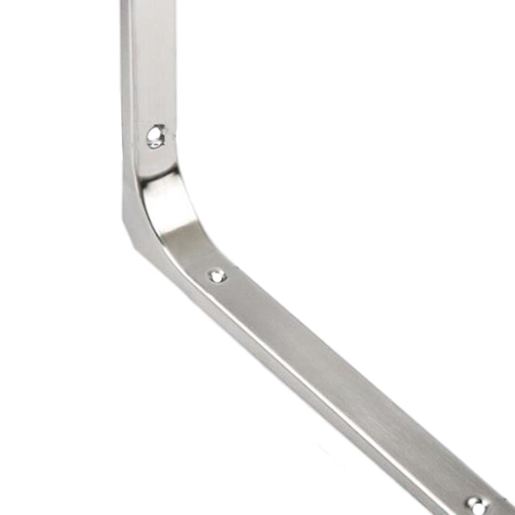 Heavy Duty Shelf Bracket Wall Hanging Shelve L Shaped Brackets Silver 12Inch