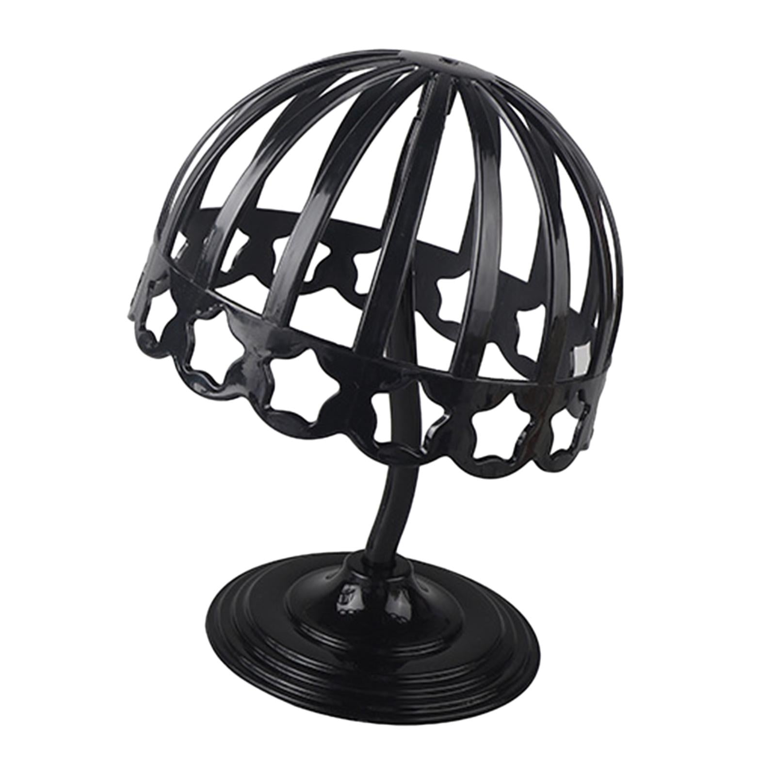 Baby Hat Caps Storage Holder Rack Helmet Display Stand Wig Organizer Shelf Black 52cm