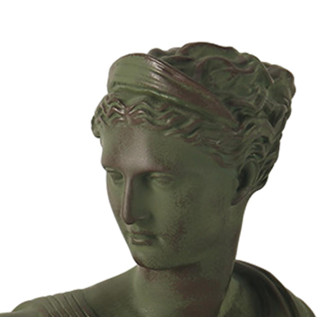 Diana Head Statue Bust Resin Greek Mythology Nordic Art Decor Sculpture Bronze