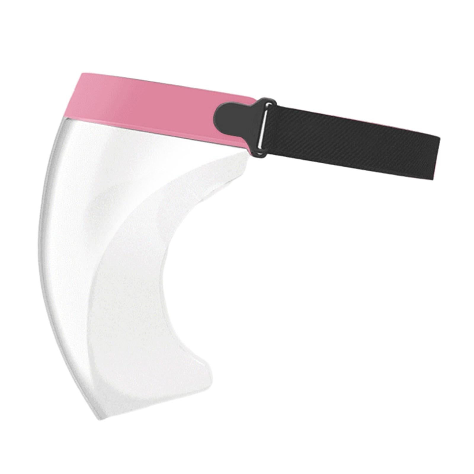 Clear Safety Full Face Shield Masks Visor Cover Anti Splash Pink