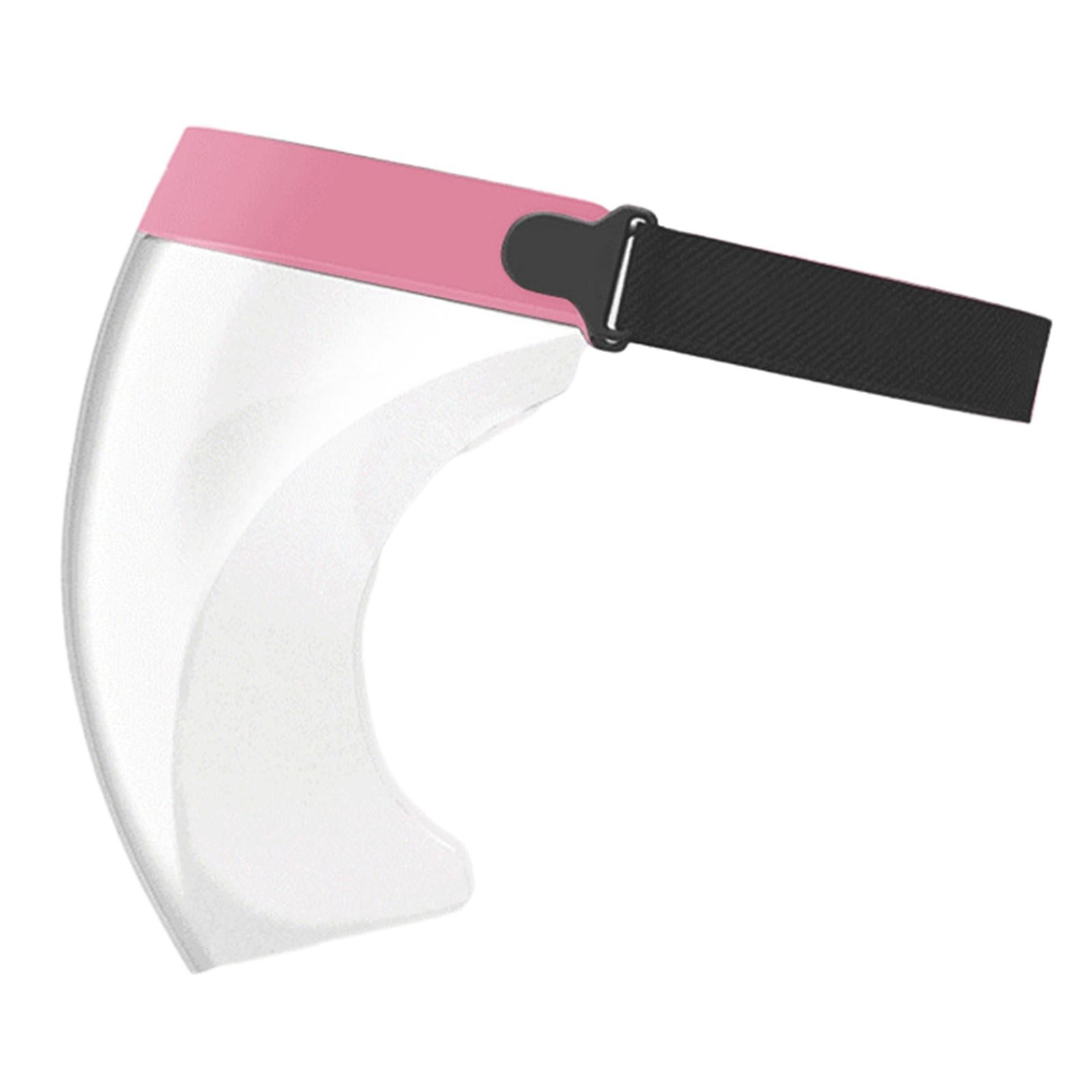 Clear Safety Full Face Shield Masks Visor Cover Anti Splash Pink