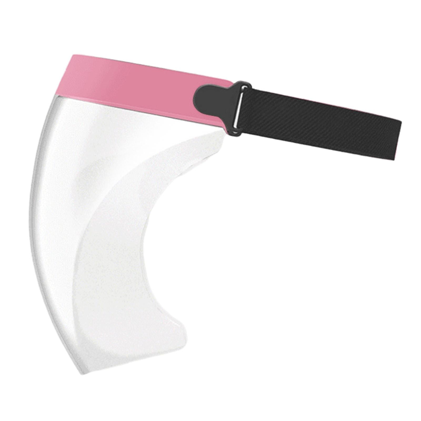 Clear Safety Anti-fog Full Face Shield Face Cover Anti Splash Pink