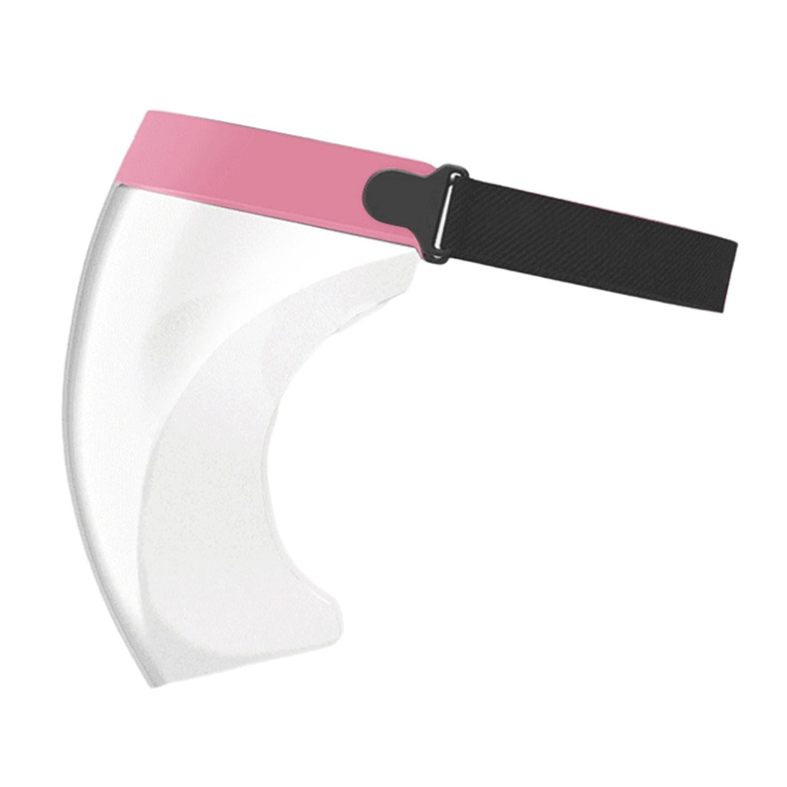 Clear Safety Anti-fog Full Face Shield Face Cover Anti Splash Pink