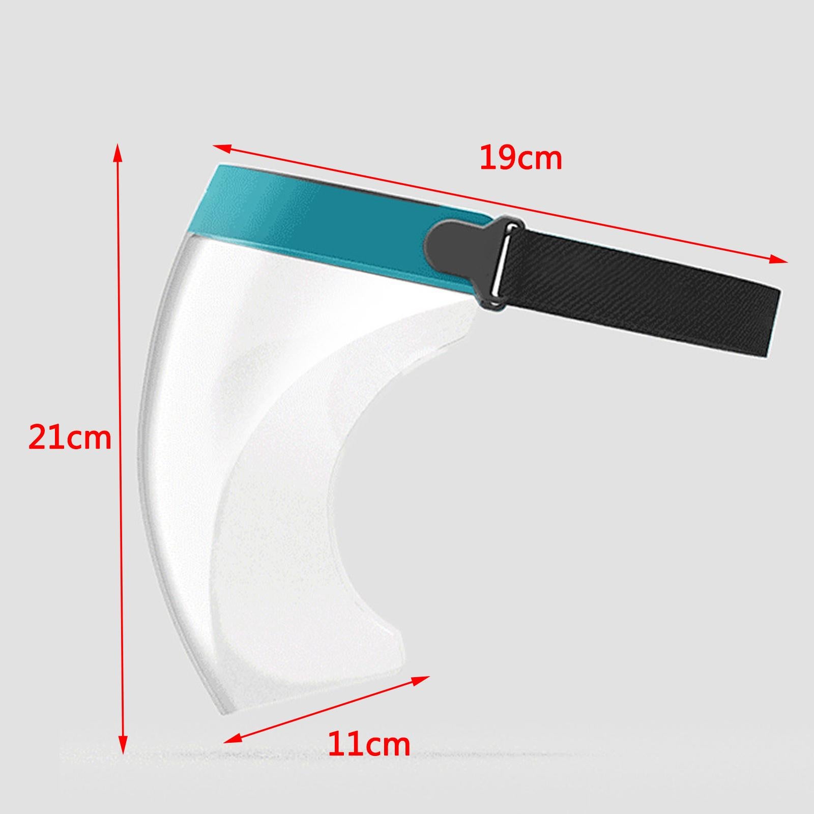 Clear Safety Anti-fog Full Face Shield Face Cover Anti Splash Green