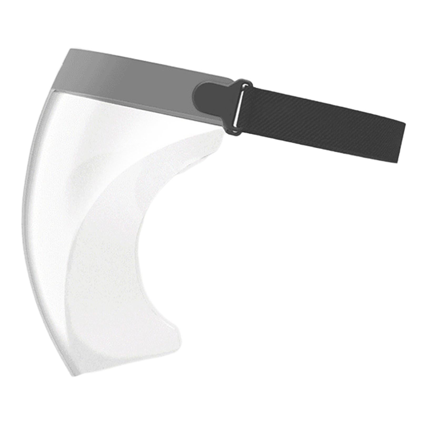 Clear Safety Anti-fog Full Face Shield Face Cover Anti Splash Grey