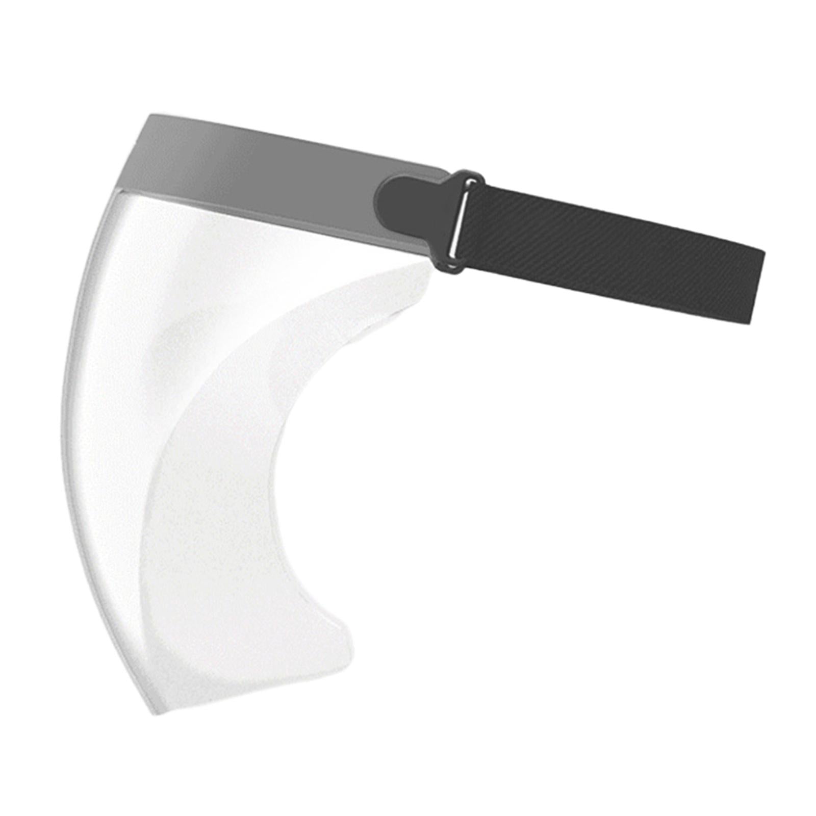 Clear Safety Anti-fog Full Face Shield Face Cover Anti Splash Grey
