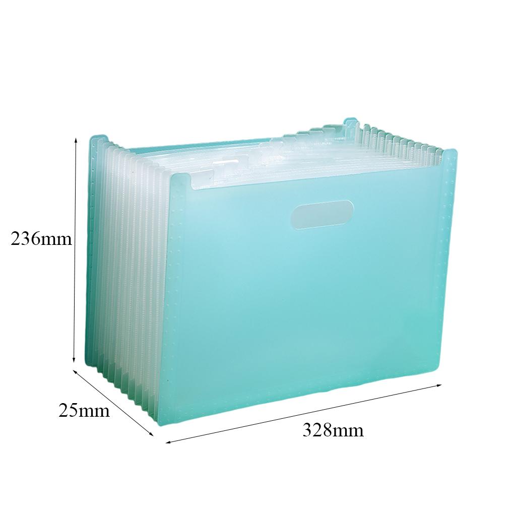 A4 File Organizer Expanding File Folder File Organizer Box Blue 1