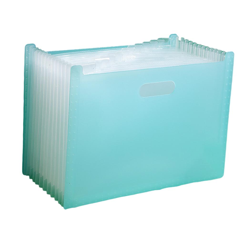 A4 File Organizer Expanding File Folder File Organizer Box Blue 1