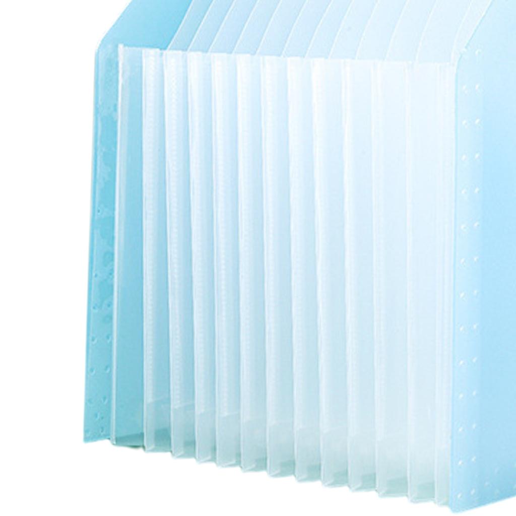 A4 File Organizer Expanding File Folder File Organizer Box Blue 2