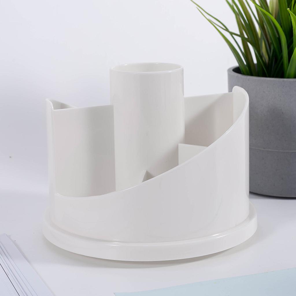 Tabletop Desktop Organiser Pen Holder Student Desktop Organiser White