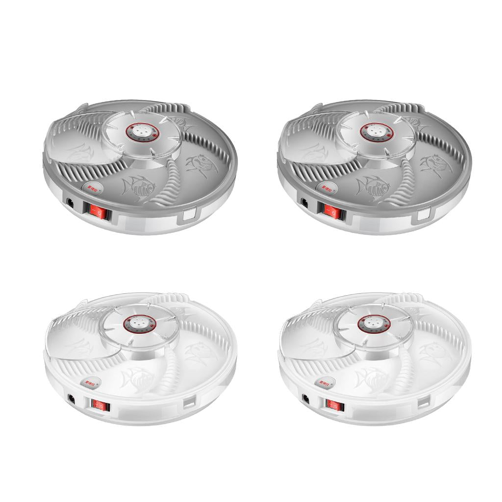 Electric Rotation Fly Trap Mosquito Flycatcher Repellents Gray USB Charging
