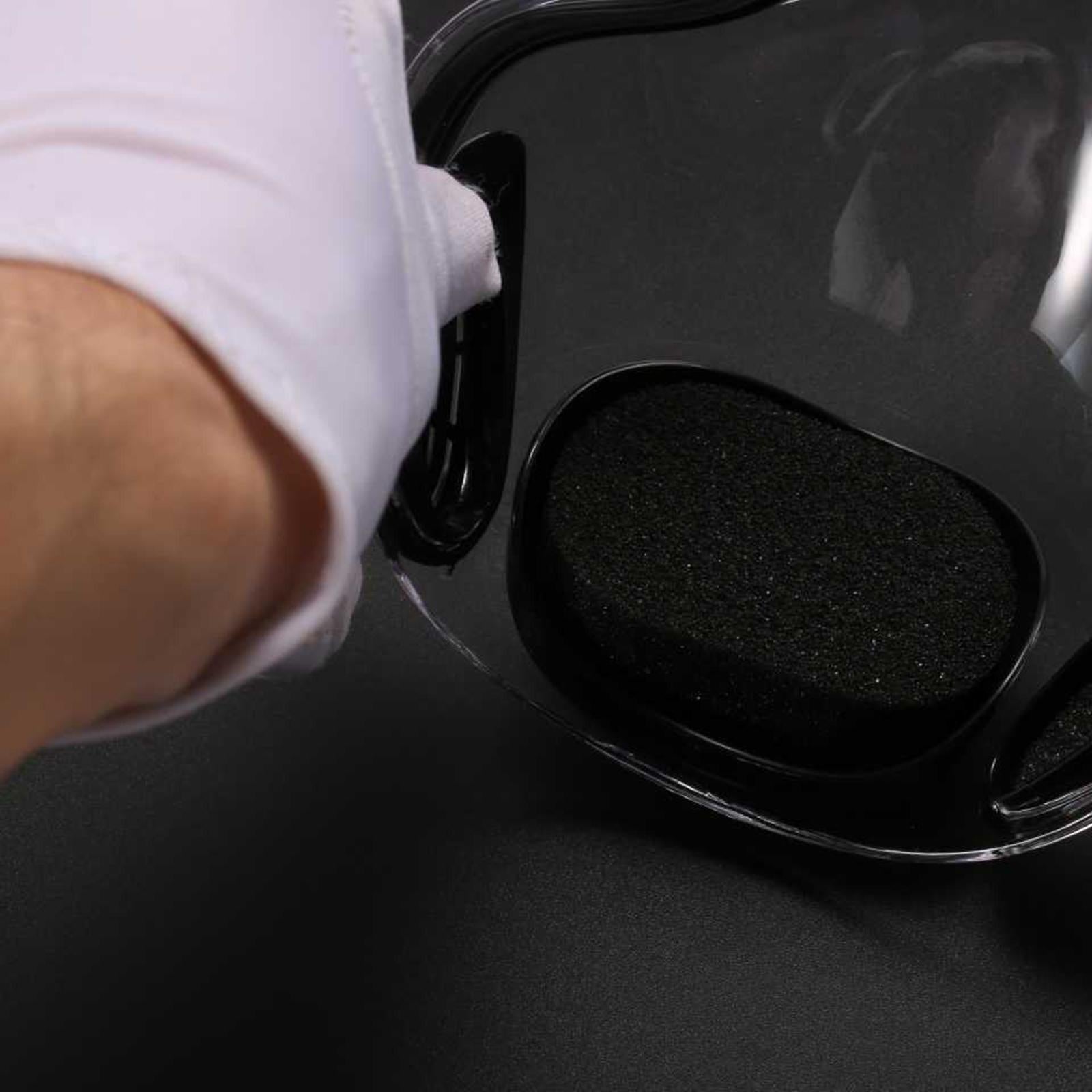 PC Face Mask Faceshield Dust-Proof for Kitchen Canteens Home Shopping Black