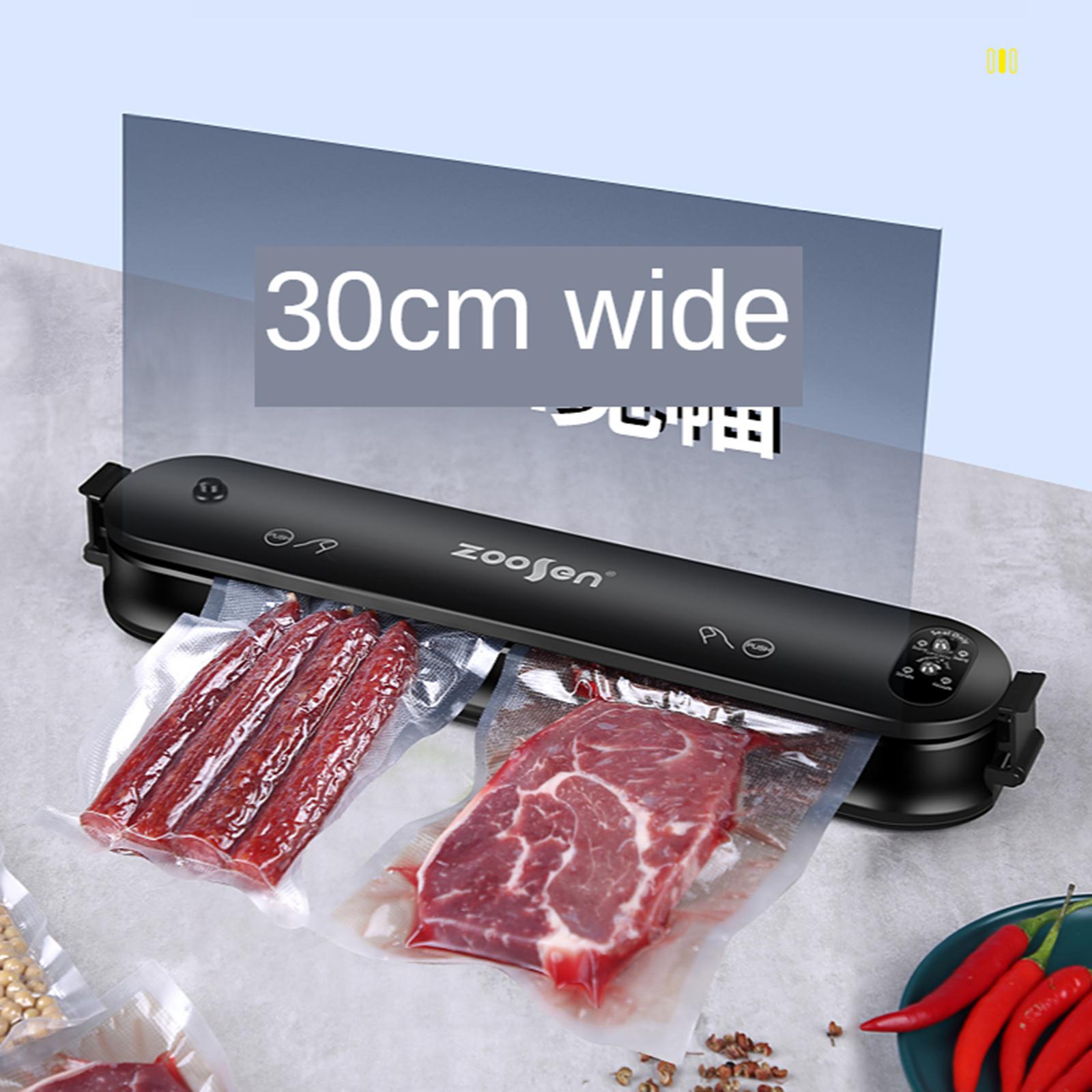 Food Vacuum Air Sealer Machine Kitchen Tools Portable Plug-Japan Black