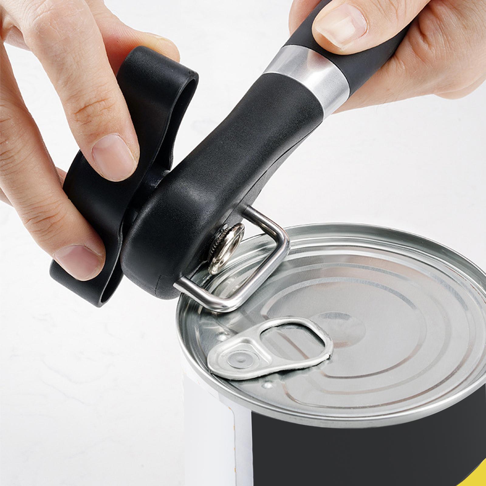 Can Opener Manual with Anti-Slip Easy Manual Tin Opener for Kitchen Seniors