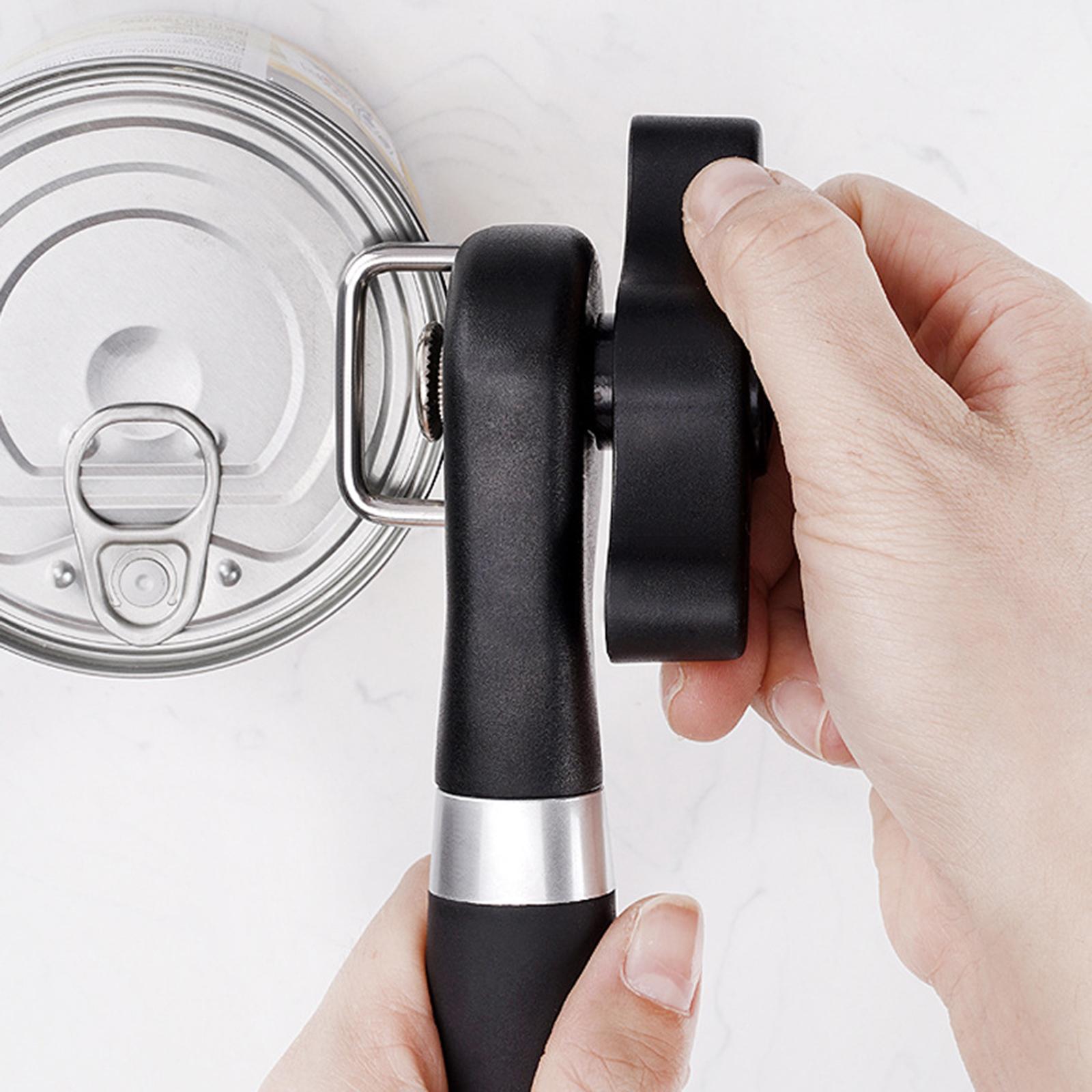 Can Opener Manual with Anti-Slip Easy Manual Tin Opener for Kitchen Seniors