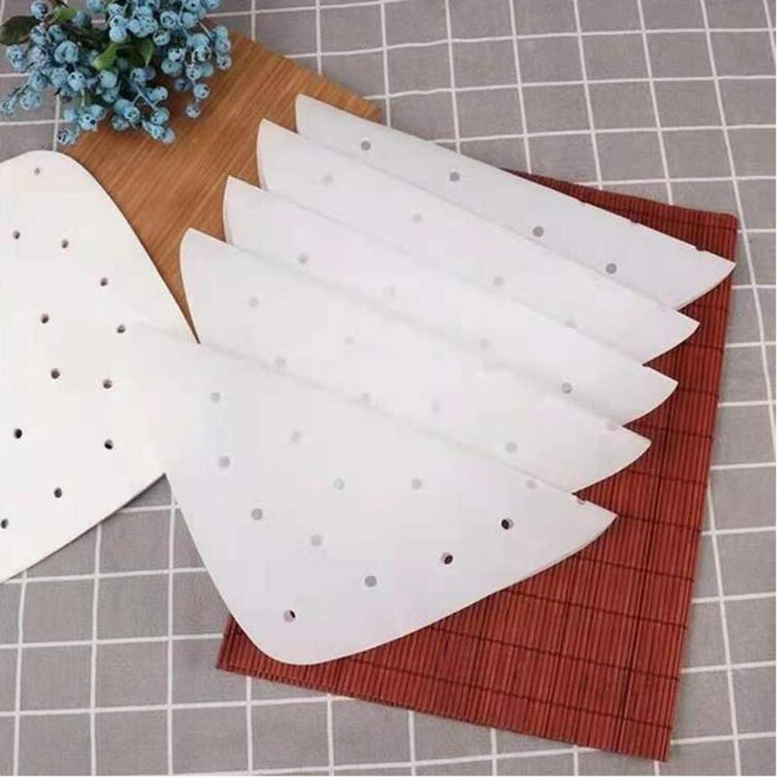 3xAir Fryer Lining Paper 100 Pack Perforated Parchment Steam Paper Square 18cm