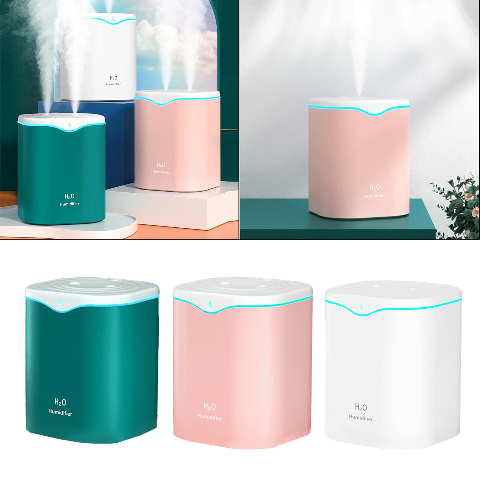 Mute Air Humidifier Large Capacity Essential Oil Diffuser for Home White