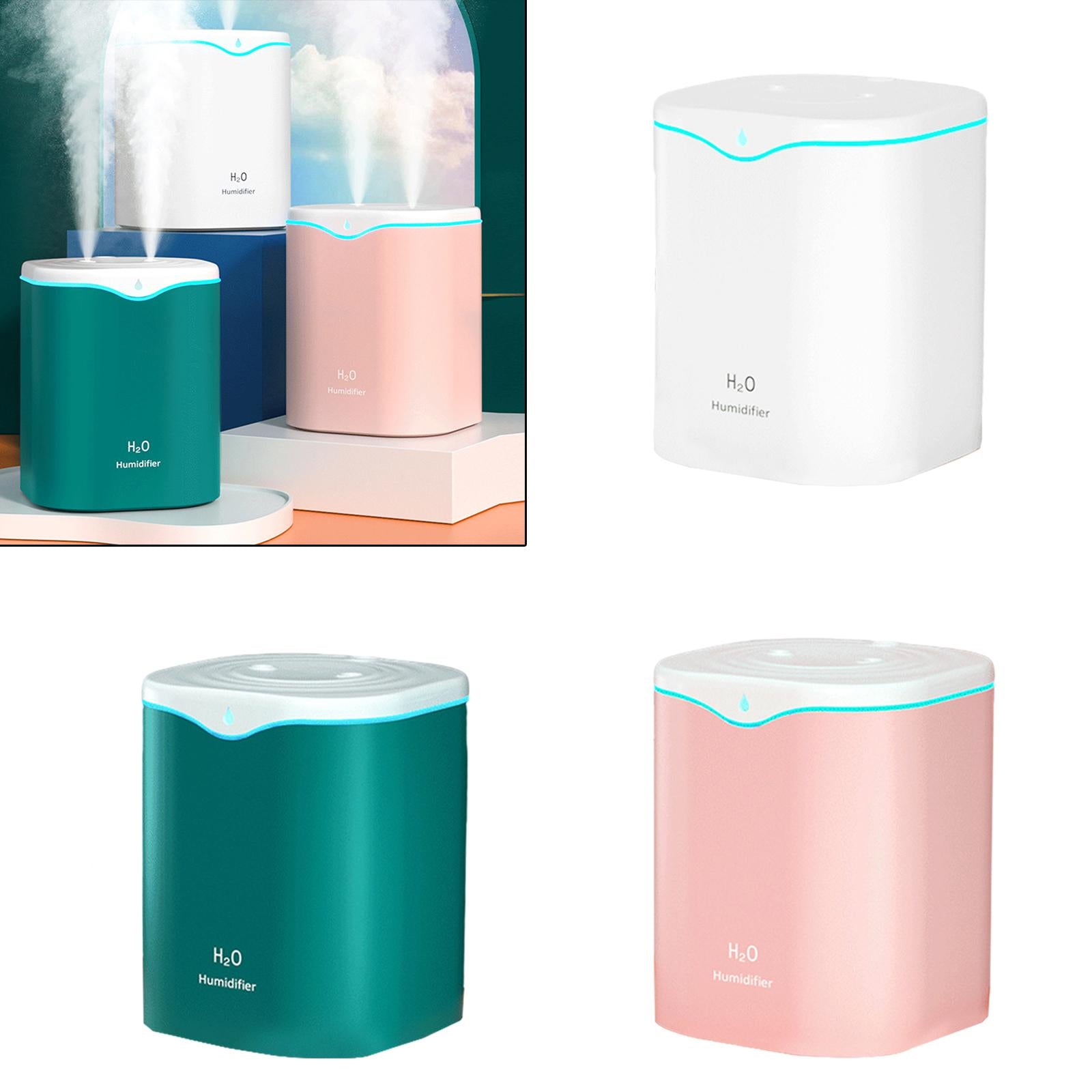 Mute Air Humidifier Large Capacity Essential Oil Diffuser for Home White