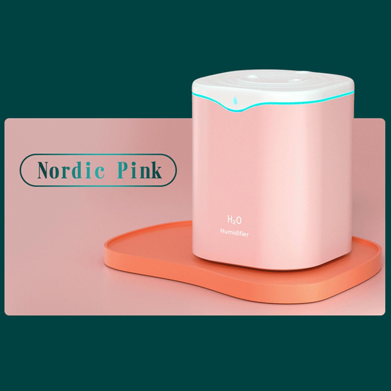 Mute Air Humidifier Large Capacity Essential Oil Diffuser for Home Pink