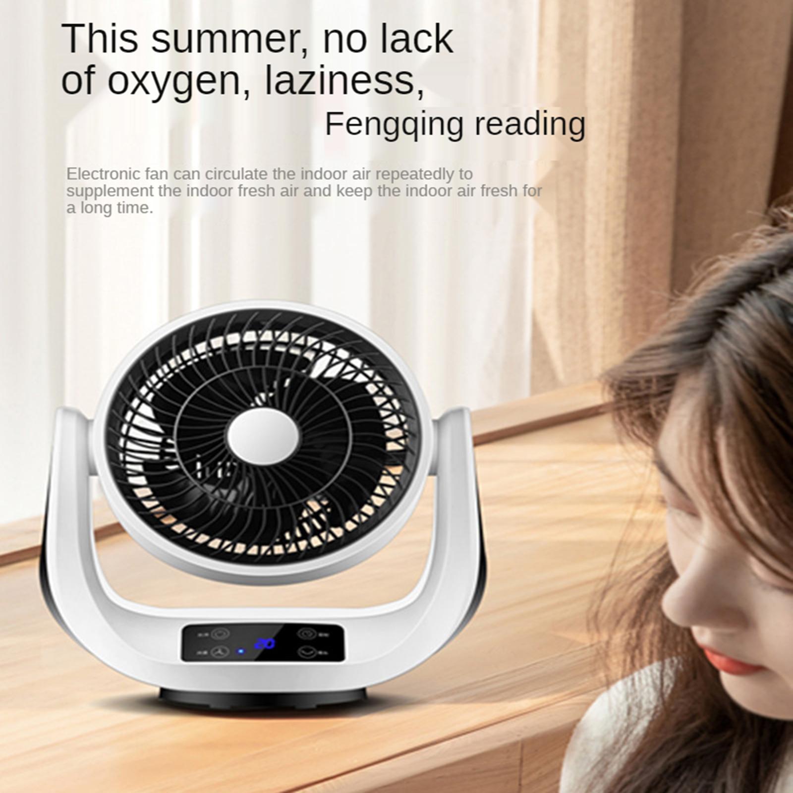 Mini Desktop Fan Air Convection Circulating Cooler  Mechanical Style