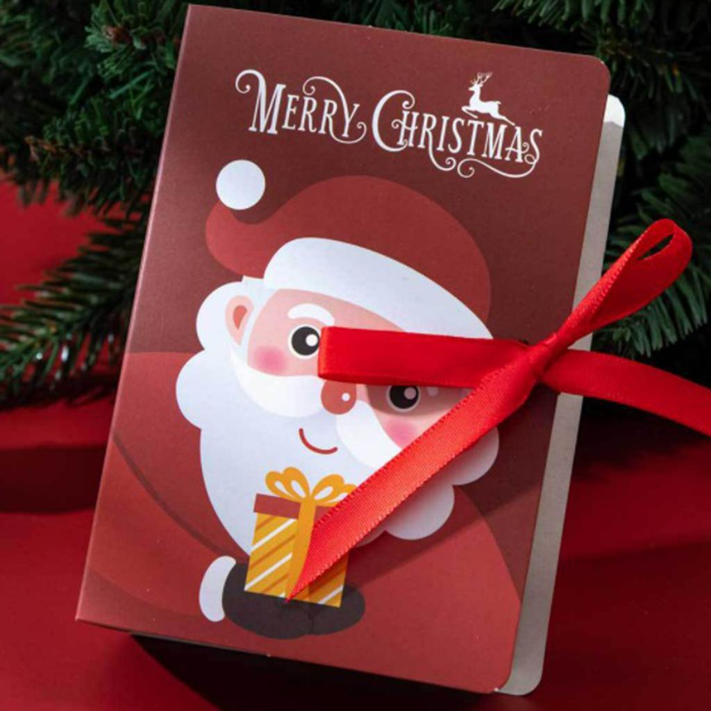 Xmas Party Food Box Kids Meal Sweet Candy, Gift, Lunch Santa Boy Girls Santa give gift