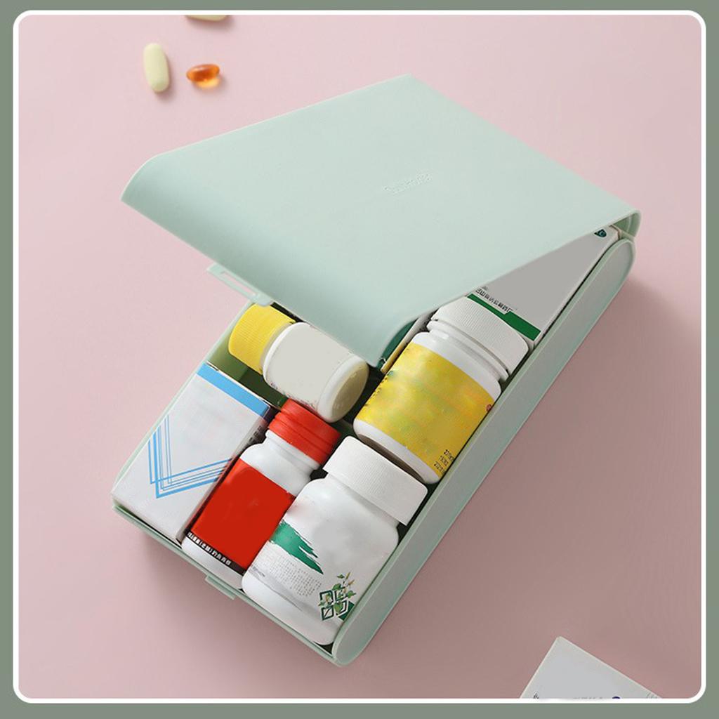 Lightweight Mask Box Pollution-Free Anti-Dust Keep Mask Clean for Home Green
