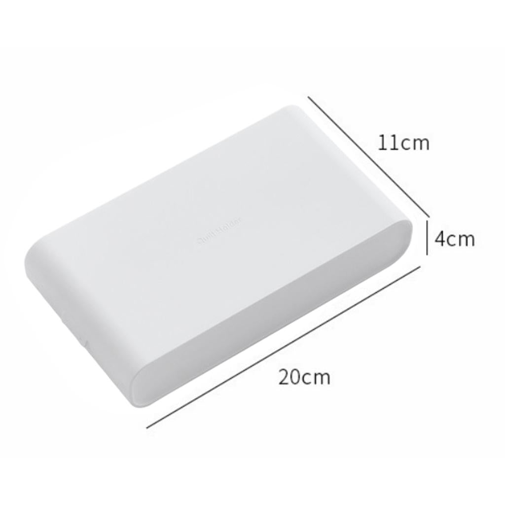 Lightweight Mask Box Pollution-Free Anti-Dust Keep Mask Clean for Home White