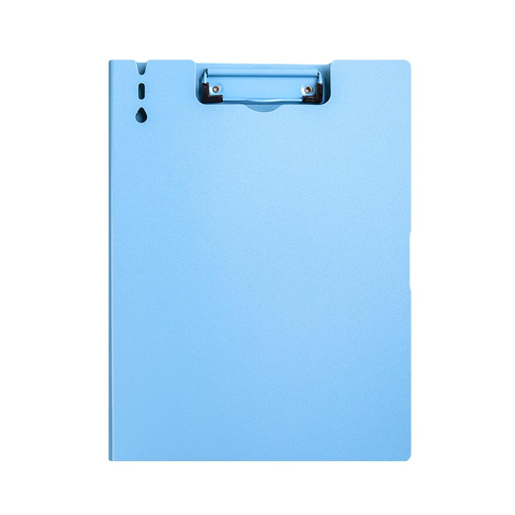 File Folders File Organizer Frosted Multifunctional A4 Clipboard for School Vertical Blue