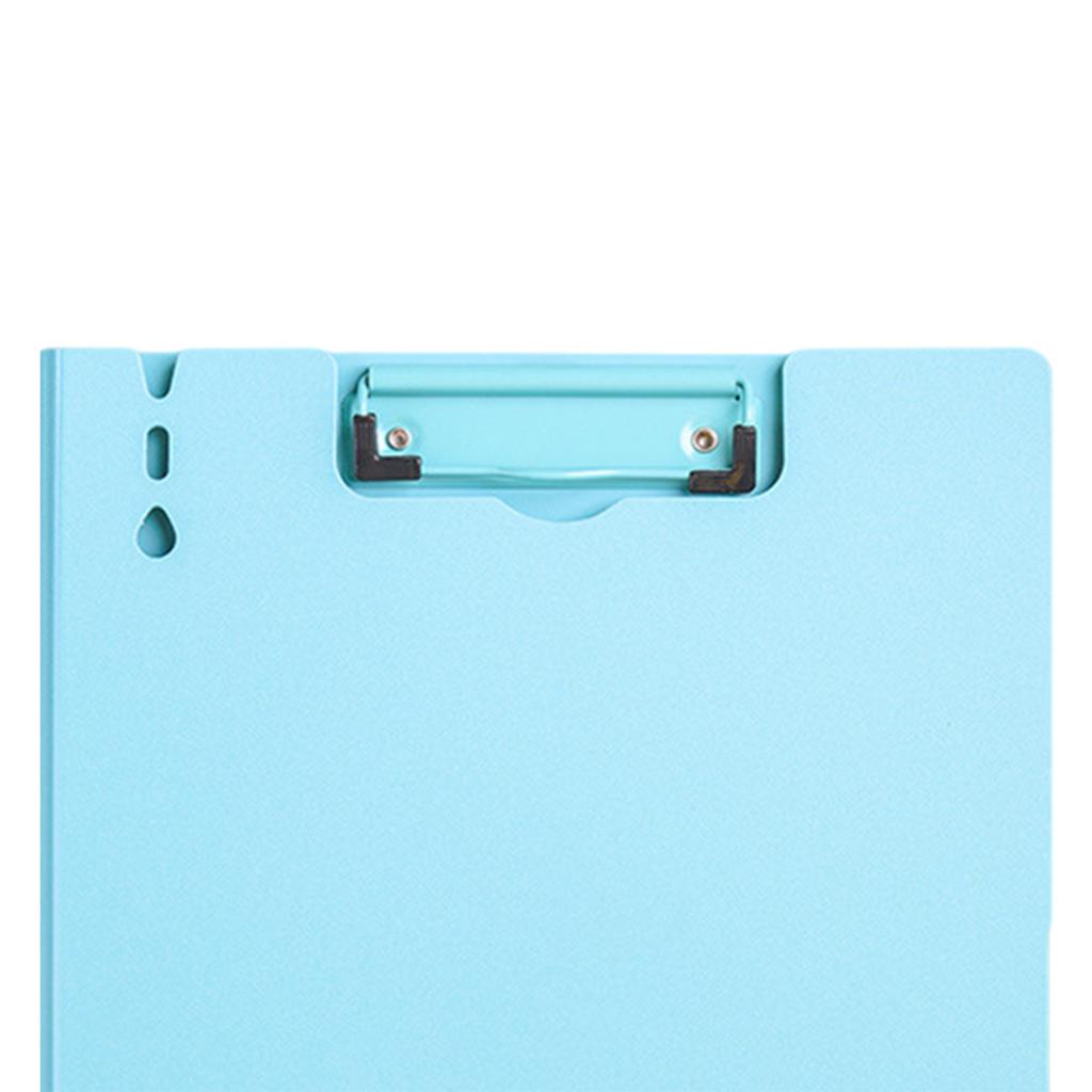 File Folders File Organizer Frosted Multifunctional A4 Clipboard for School Vertical Green